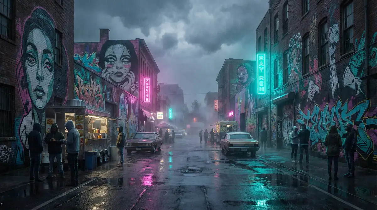 别急妈妈教你怎么做 - 雨夜壁画街